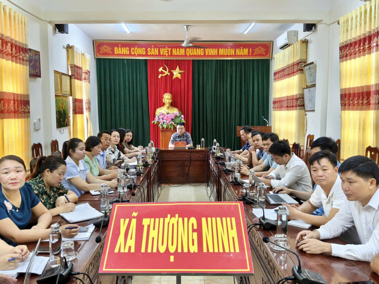 Xã Thượng Ninh tham dự lớp bồi dưỡng nâng cao năng lực, xử lý tình huống thực tiễn đối với đội ngũ cán bộ cơ sở
