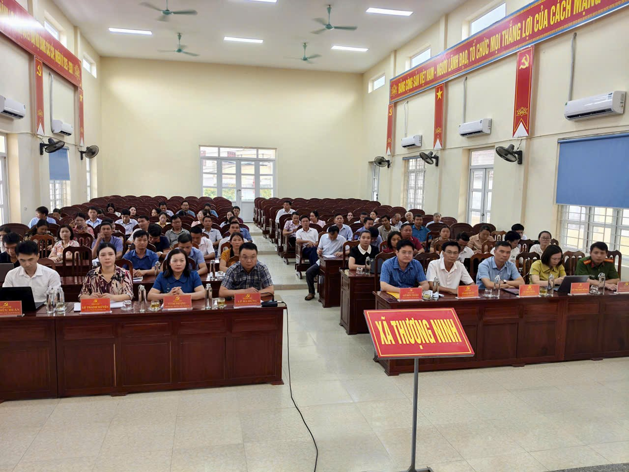 Xã Thượng Ninh tham gia hội nghị quán triệt các nghị quyết, chỉ thị của Trung ương và của tỉnh