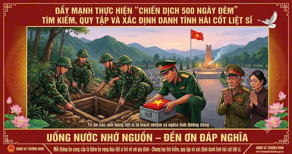 Đẩy mạnh tuyên truyền công tác tìm kiếm, quy tập và xác định danh tính hài cốt liệt sĩ – Thể hiện đạo lý “Uống nước nhớ nguồn”