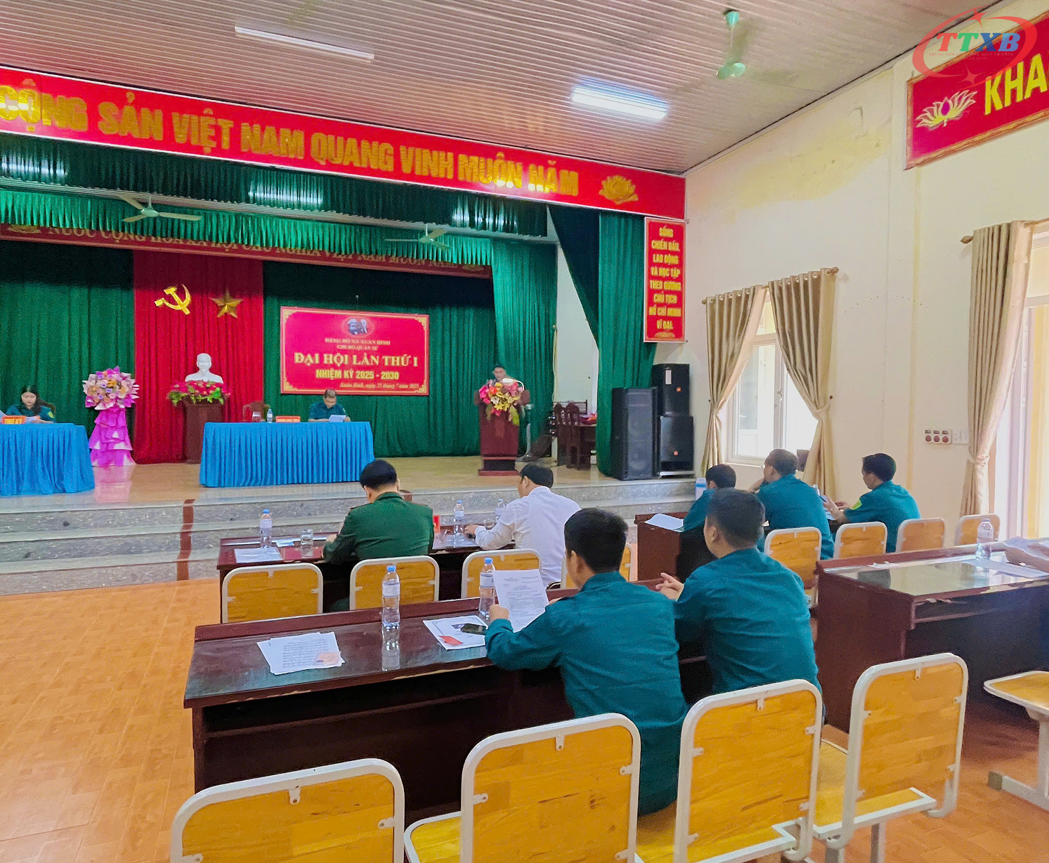 Đại hội Chi bộ Quân sự xã Xuân Bình lần thứ I, nhiệm kỳ 2025 - 2030 