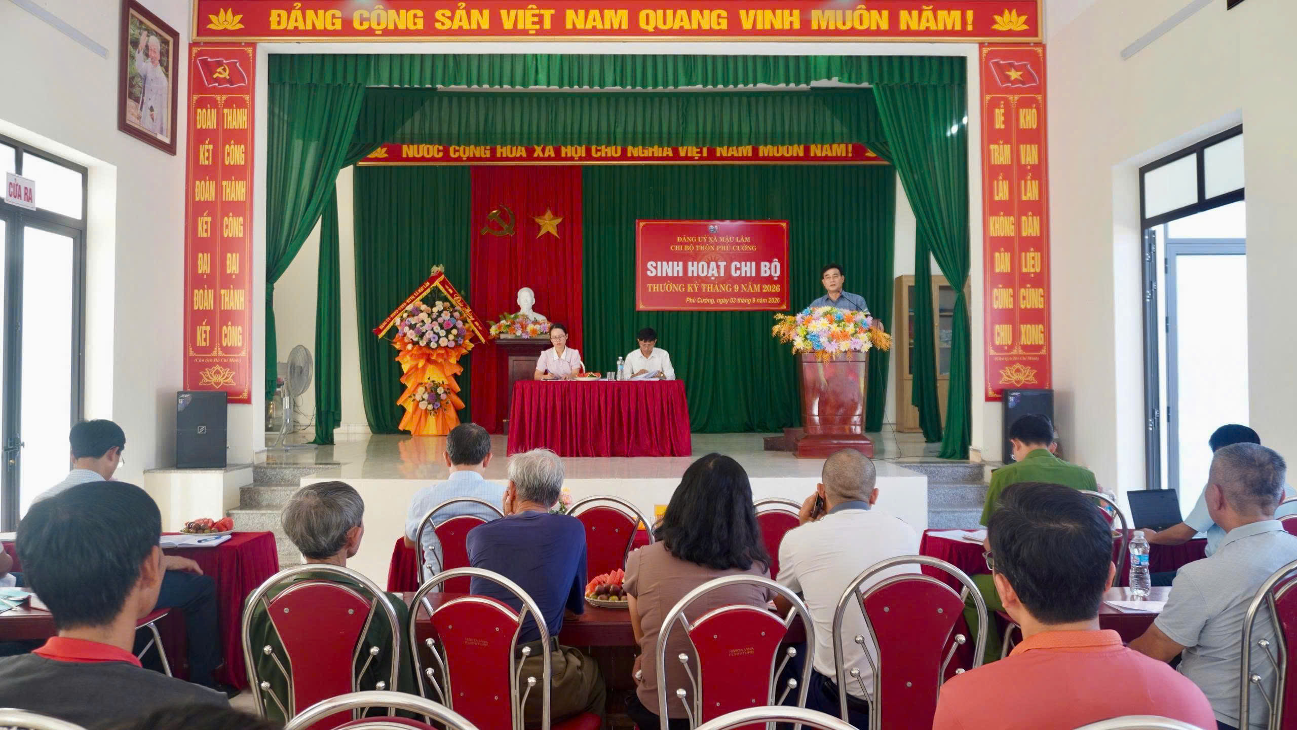 Chi bộ Phú Cường nâng cao chất lượng sinh hoạt, phát huy vai trò hạt nhân lãnh đạo ở cơ sở