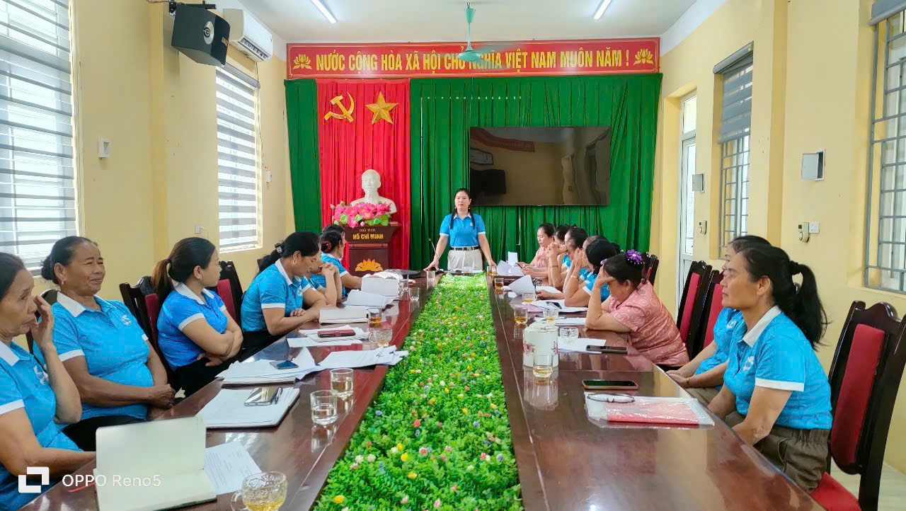 HOỘI PHỤ NỮ  TỔ CHỨC HỘI NGHỊ TRIỂN KHAI NHIỆM VỤ 6 THÁNG CUỐI NĂM 