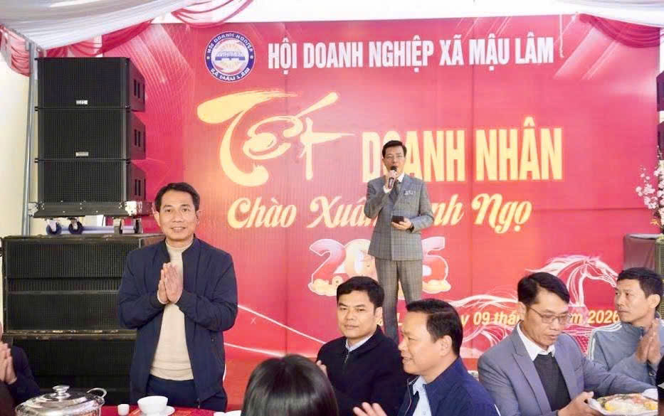 HỘI DOANH NGHIỆP XÃ MẬU LÂM, TỈNH THANH HÓA, TỔ CHỨC TẾT DOANH NHÂN – CHÀO XUÂN BÍNH NGỌ 2026.