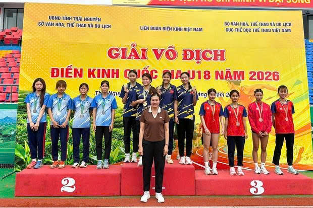 Thanh Hóa thi đấu bứt phá tại Giải vô địch Điền kinh quốc gia U18 năm 2026.