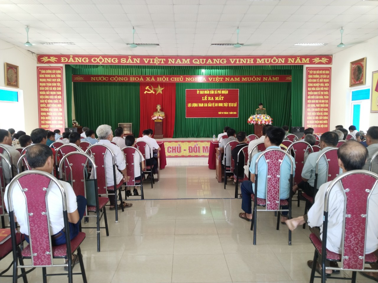 Xã Phú Nhuận thành lập Tổ bảo vệ an ninh, trật tự