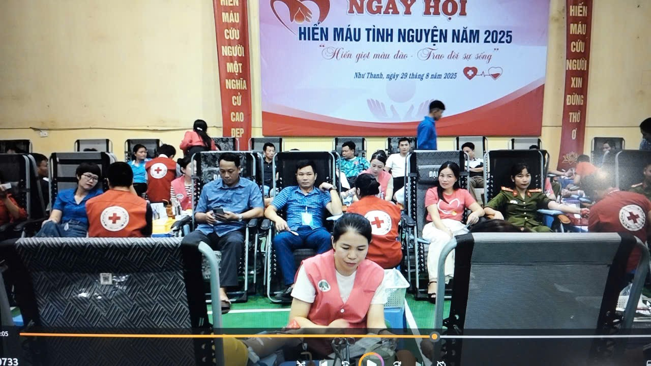 Ngày hội hiến máu tình nguyện xã Như Thanh năm 2025 – “Hiến giọt máu đào, trao đời sự sống”