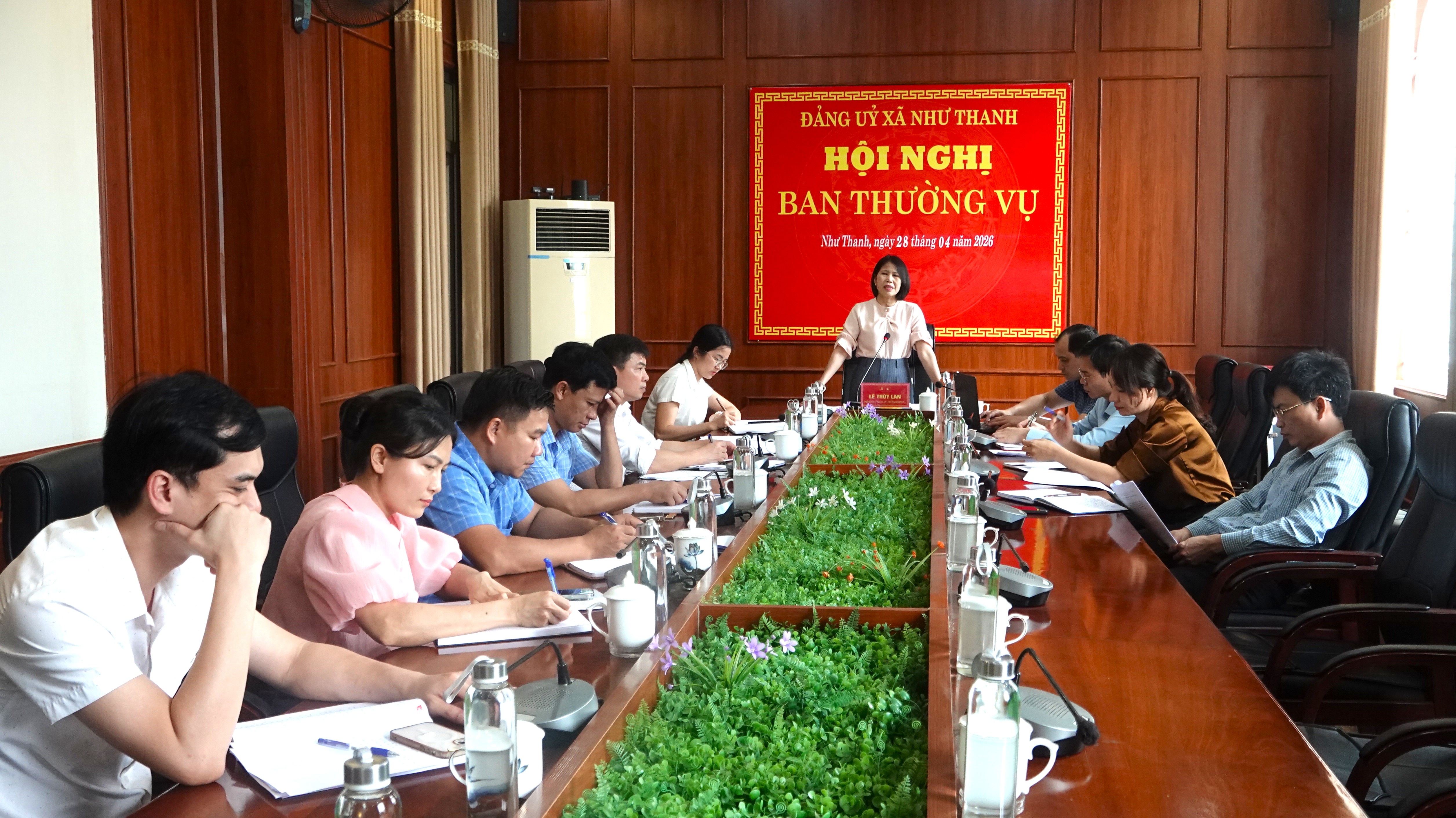 Hội nghị để giao nhiệm vụ chuẩn bị các điều kiện phục vụ cho Đoàn kiểm tra của Tỉnh uỷ 