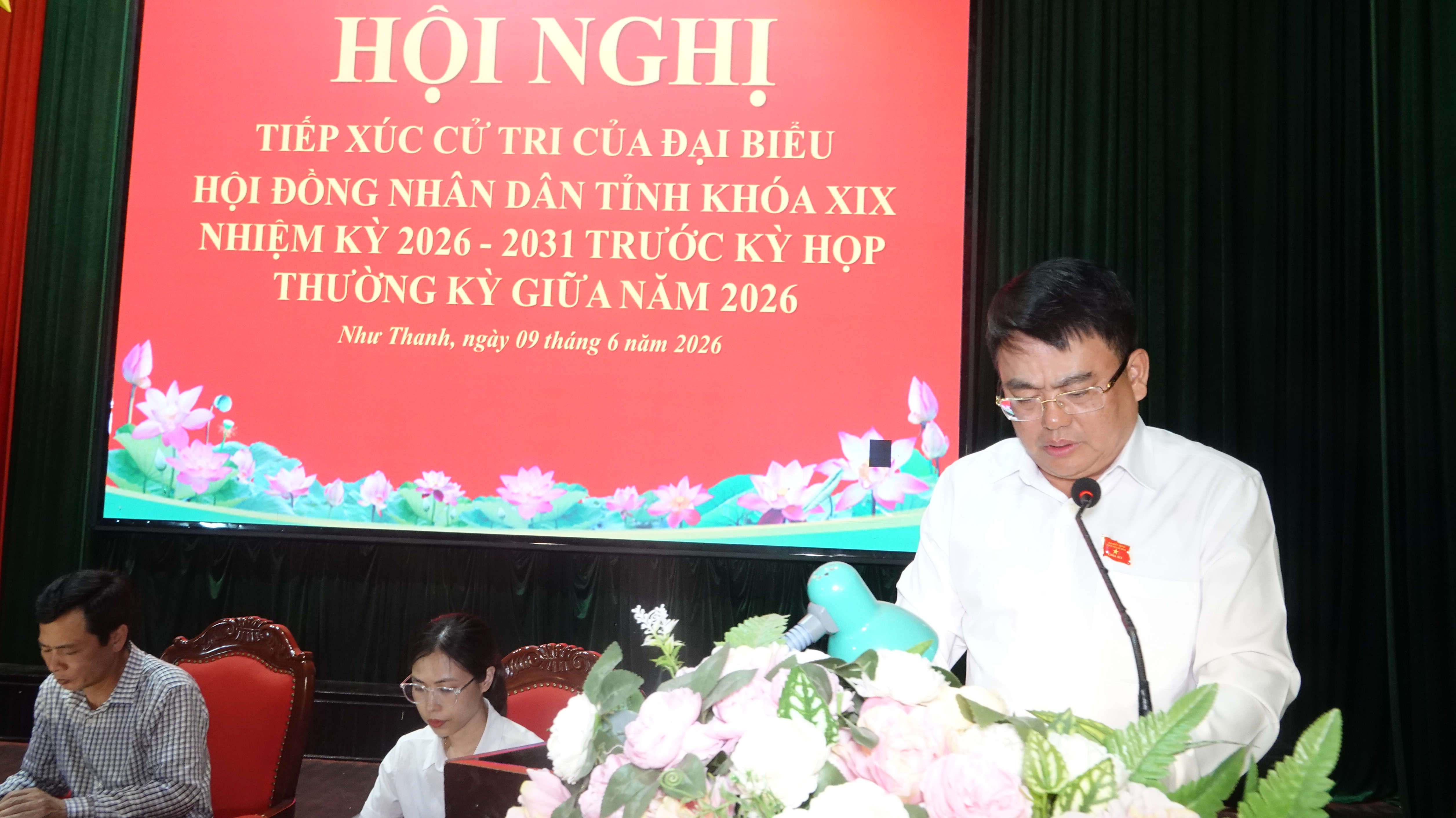 Tổ đại biểu số 8 HĐND tỉnh Thanh Hóa tiếp xúc cử tri các xã trước kỳ họp thường lệ giữa năm 2026
