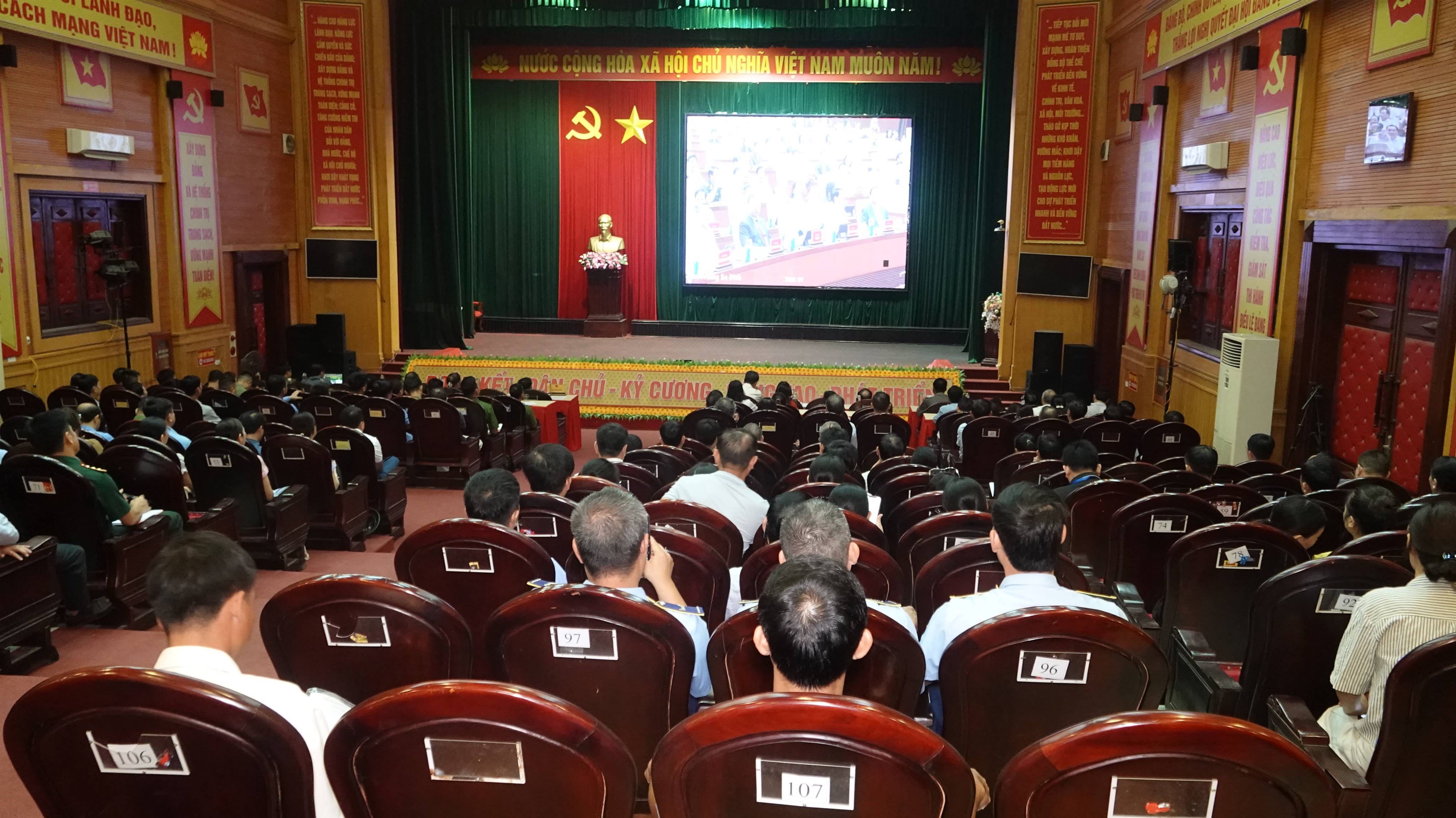 Xã Như Thanh tham gia Hội nghị trực tuyến toàn quốc quán triệt Nghị quyết Hội nghị lần thứ ba Ban Chấp hành Trung ương Đảng khóa XIV