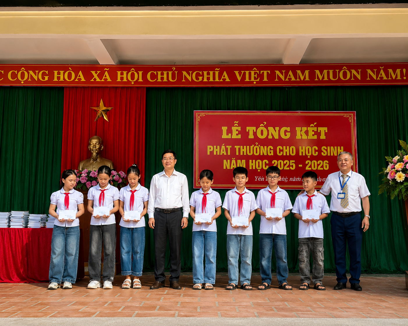 TRƯỜNG TIỂU HỌC YÊN THỌ 1 TỔNG KẾT NĂM HỌC 2025 - 2026