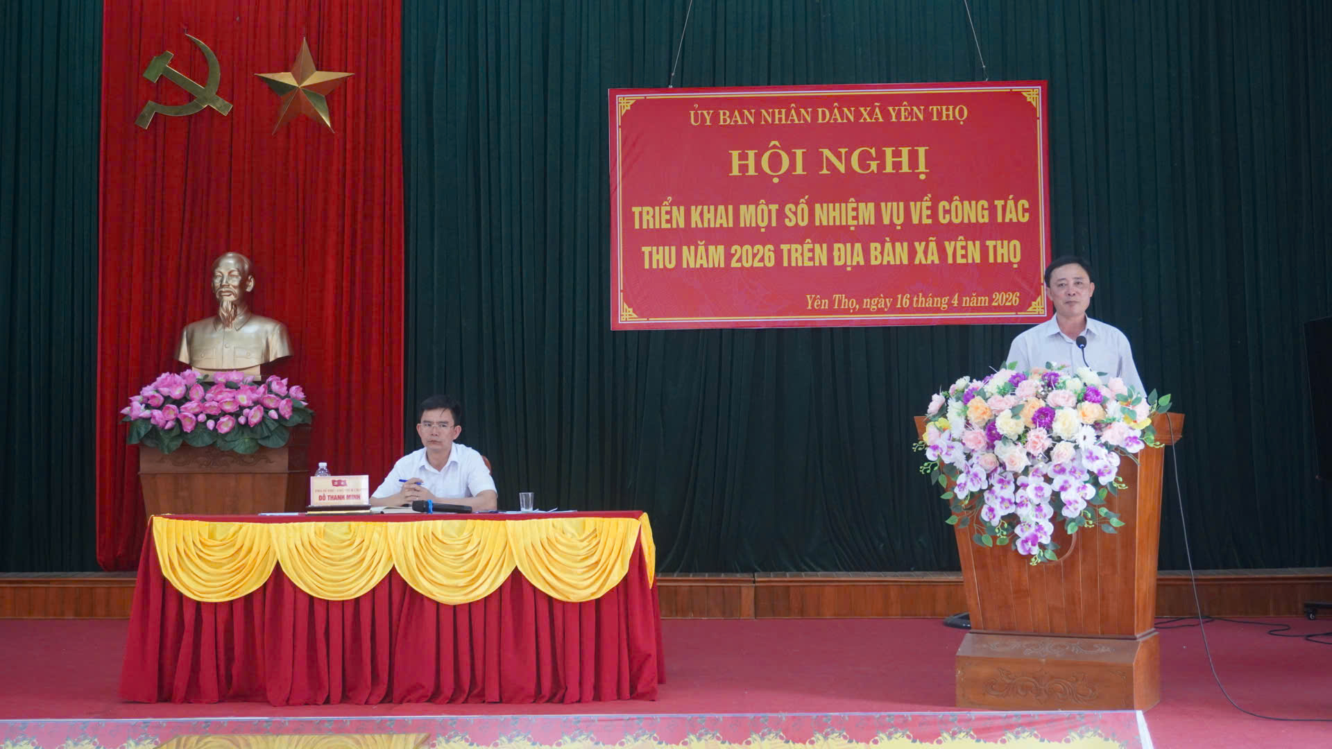 UBND xã Yên Thọ triển khai công tác các khoản thu, đóng góp năm 2026