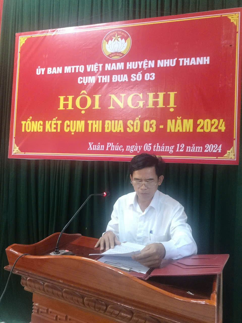 HỘI NGHỊ TỔNG KẾT CỤM THI ĐUA SỐ 3 NĂM 2024