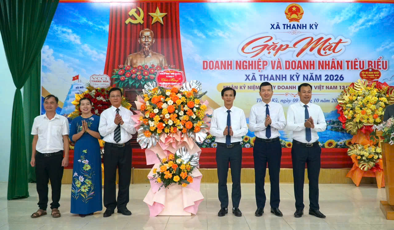 Xã Thanh Kỳ gặp mặt doanh nhân, doanh nghiệp tiêu biểu năm 2026