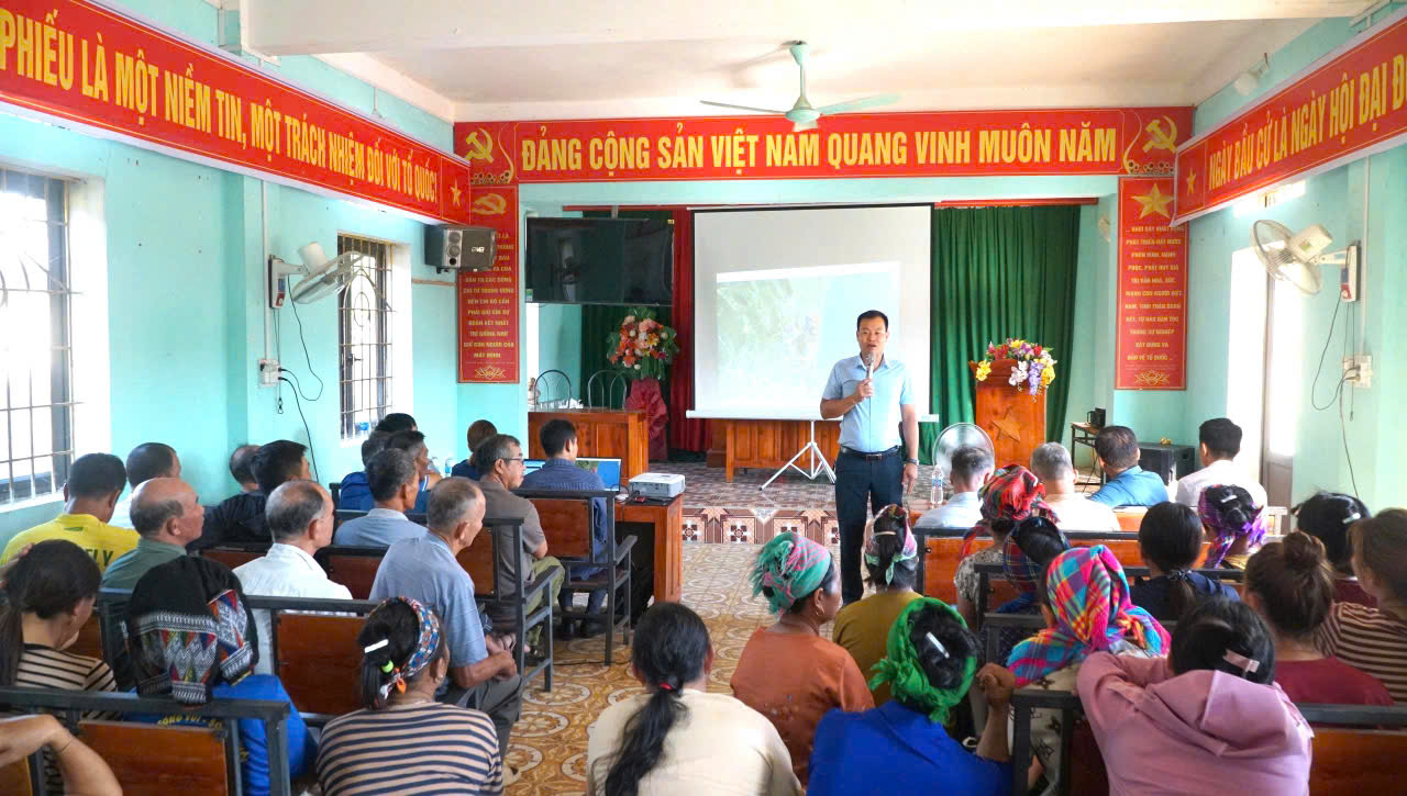 Hội nghị lấy ý kiến nhân dân về đưa mỏ đất làm vật liệu san lấp tại xã Thanh Kỳ vào kế hoạch đấu giá quyền khai thác khoáng sản