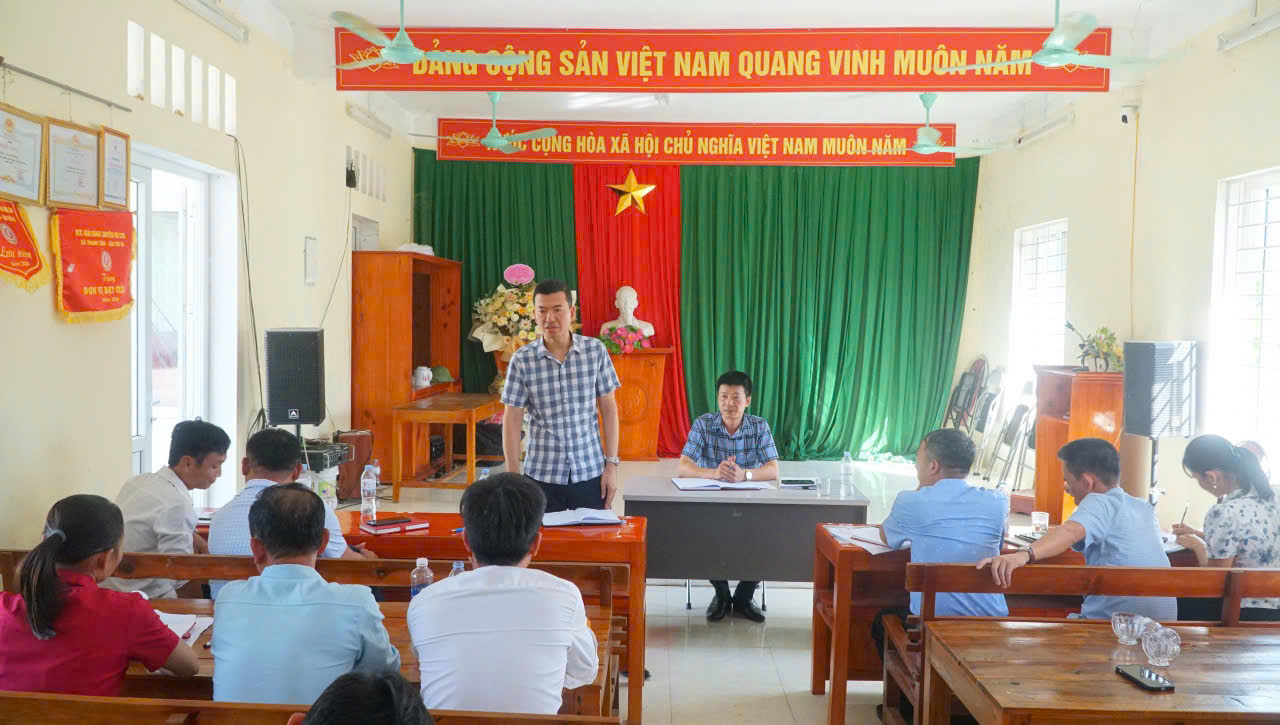 Xã Thanh Kỳ thành lập các Tổ công tác làm việc với các Chi ủy chi bộ về Phương án nhân sự Chi ủy, bí thư, phó bí thư chi bộ, nhân sự trưởng thôn mới sau sáp nhập thôn