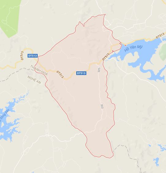 Vị trí địa lý xã Thanh Tân