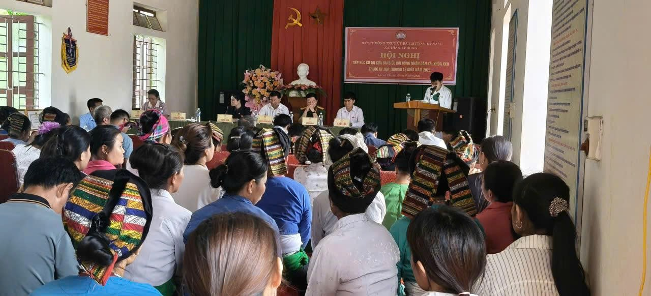 TỔ ĐẠI BIỂU SỐ 2 HĐND XÃ THANH PHONG TIẾP XÚC CỬ TRI CÁC THÔN HAI HUÂN, QUANG HÙNG VÀ TÂN HÙNG TRƯỚC KỲ HỌP THƯỜNG LỆ GIỮA NĂM 2026