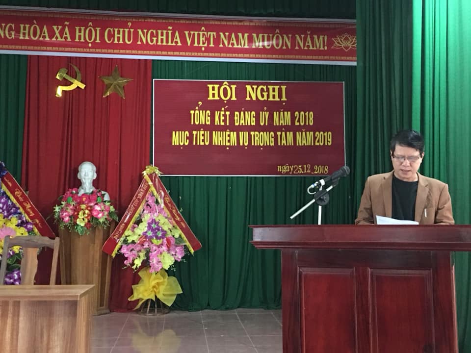 Đảng ủy xã Thanh Lâm tổ chức Hội nghị tổng kết năm 2018