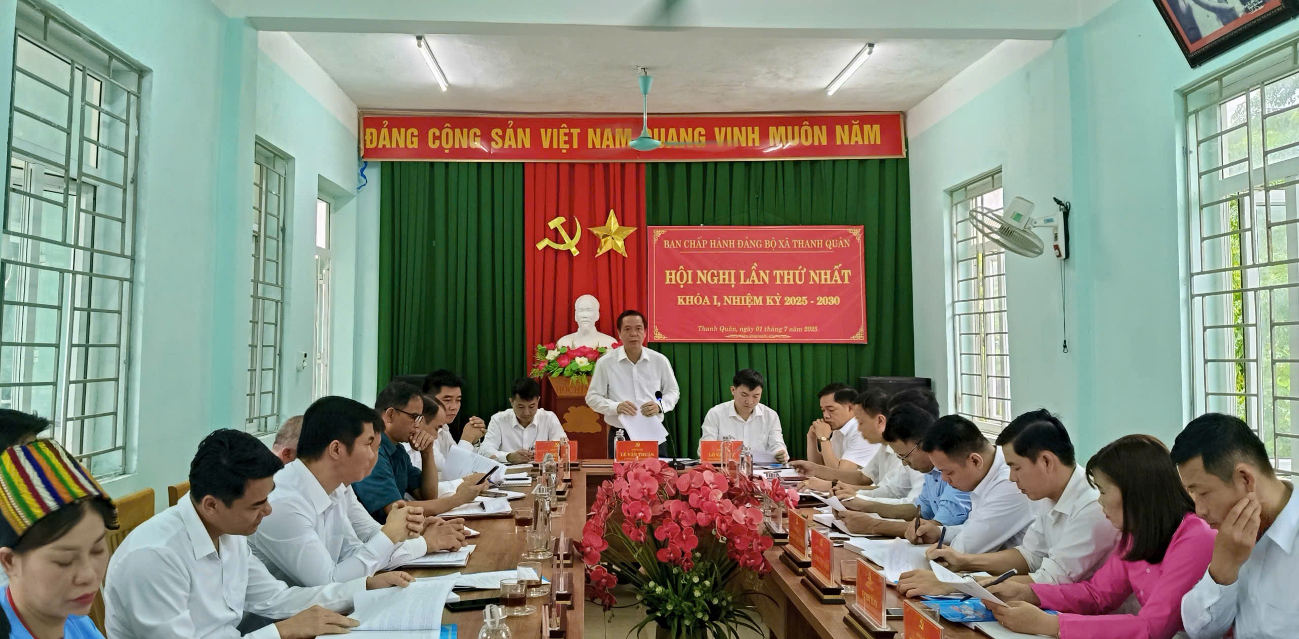 ĐẢNG BỘ XÃ THANH QUÂN TỔ CHỨC HỘI NGHỊ BAN CHẤP HÀNH LẦN THỨ NHẤT, NHIỆM KỲ 2025 – 2030