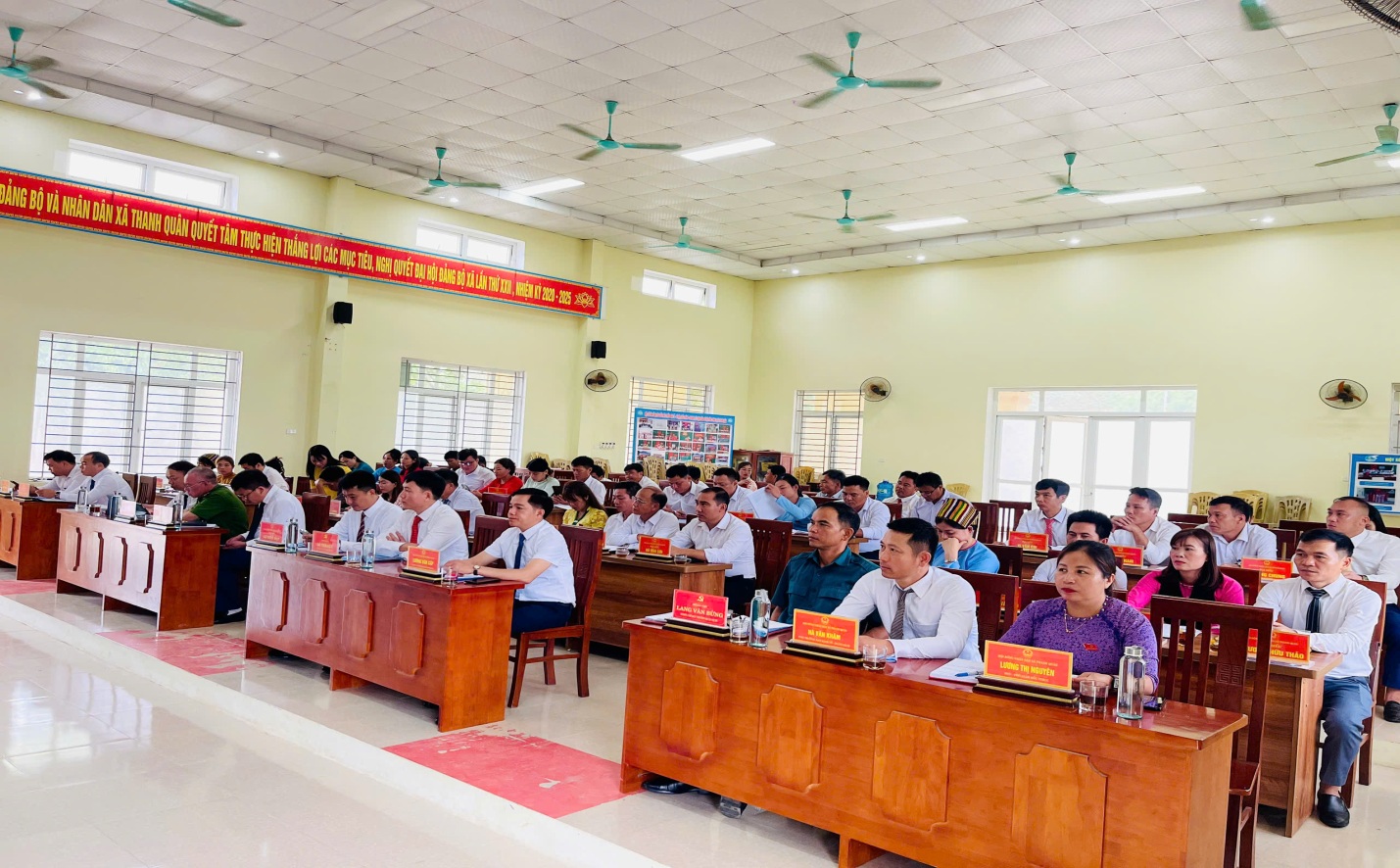 HĐND xã Thanh Quân khóa XXI, nhiệm kỳ 2021–2026 tổ chức kỳ họp thứ nhất 