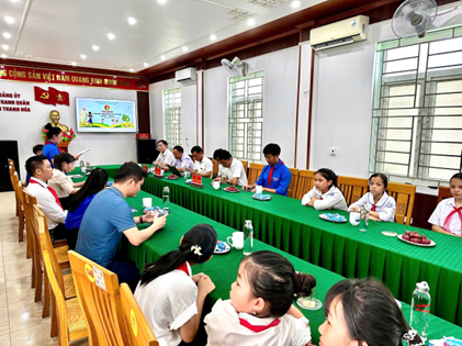 XÃ THANH QUÂN TỔ CHỨC TỌA ĐÀM KỶ NIỆM 85 NĂM NGÀY THÀNH LẬP ĐỘI TNTP HỒ CHÍ MINH