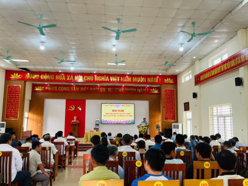 XÃ THANH QUÂN TRIỂN KHAI ĐỀ ÁN SẮP XẾP THÔN VÀ KẾ HOẠCH LẤY Ý KIẾN NHÂN DÂN