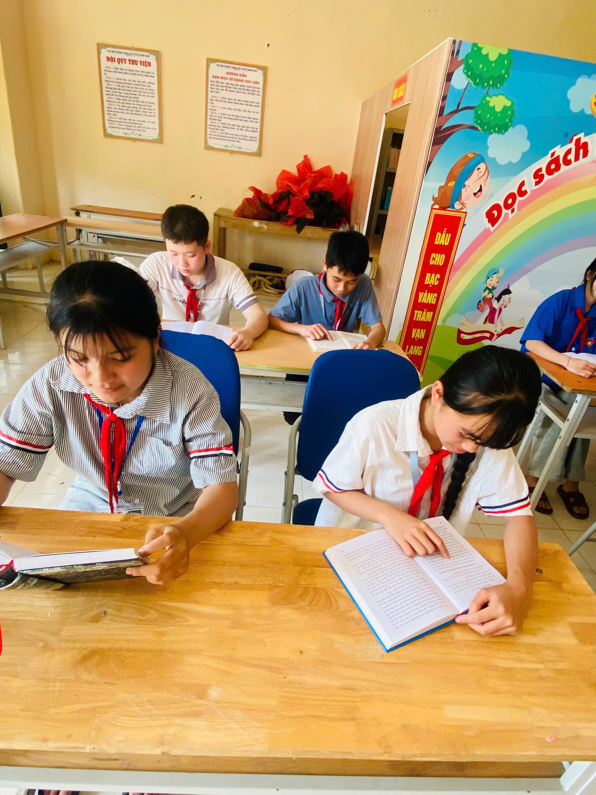 Trường THCS Thanh Xuân tổ chức Ngày hội đọc sách với chủ đề “Khát vọng bay vào tương lai” năm 2026