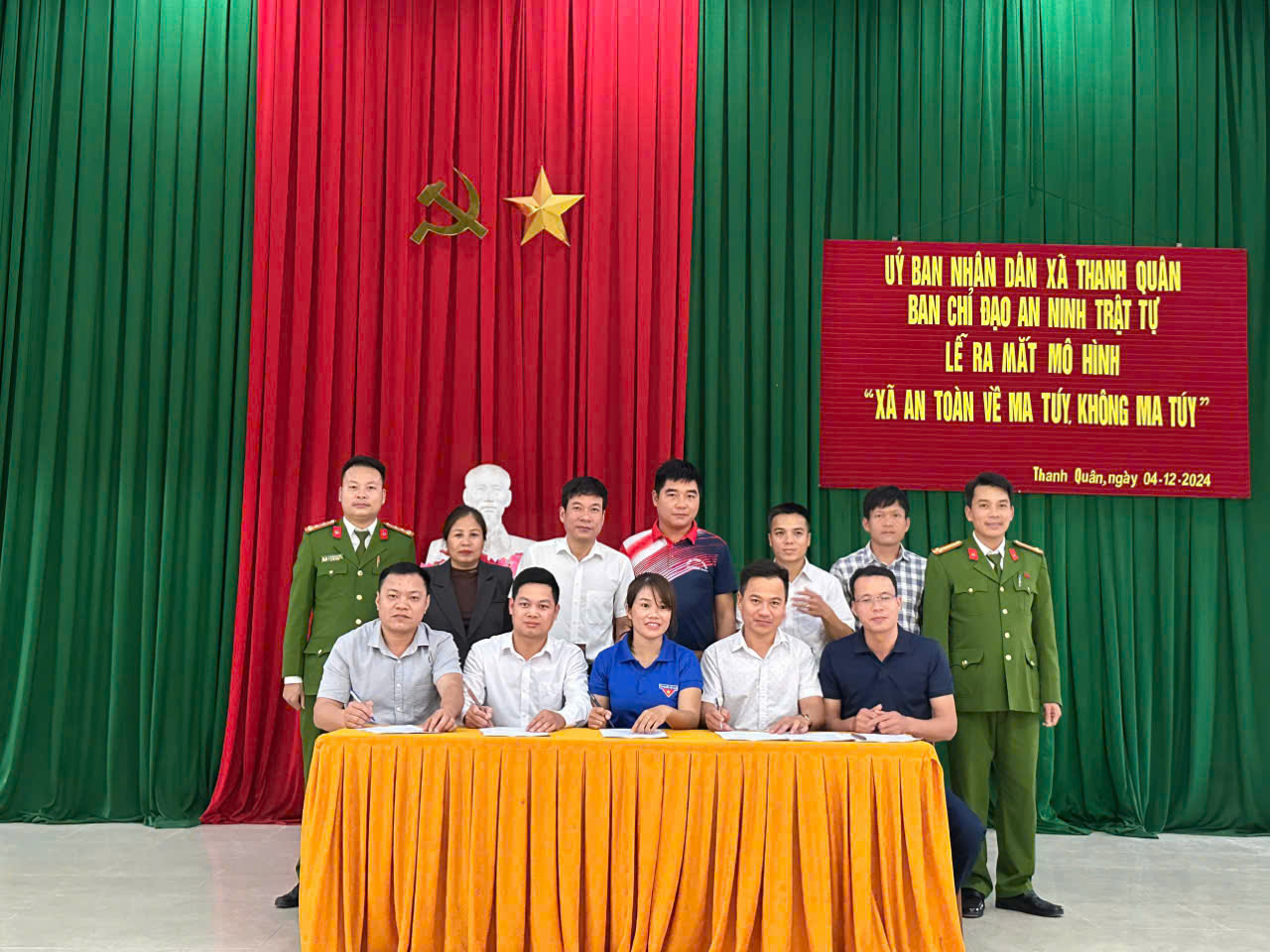 LỄ RA MẮT MÔ HÌNH XÃ AN TOÀN VỀ MA TÚY, KHÔNG MA TÚY