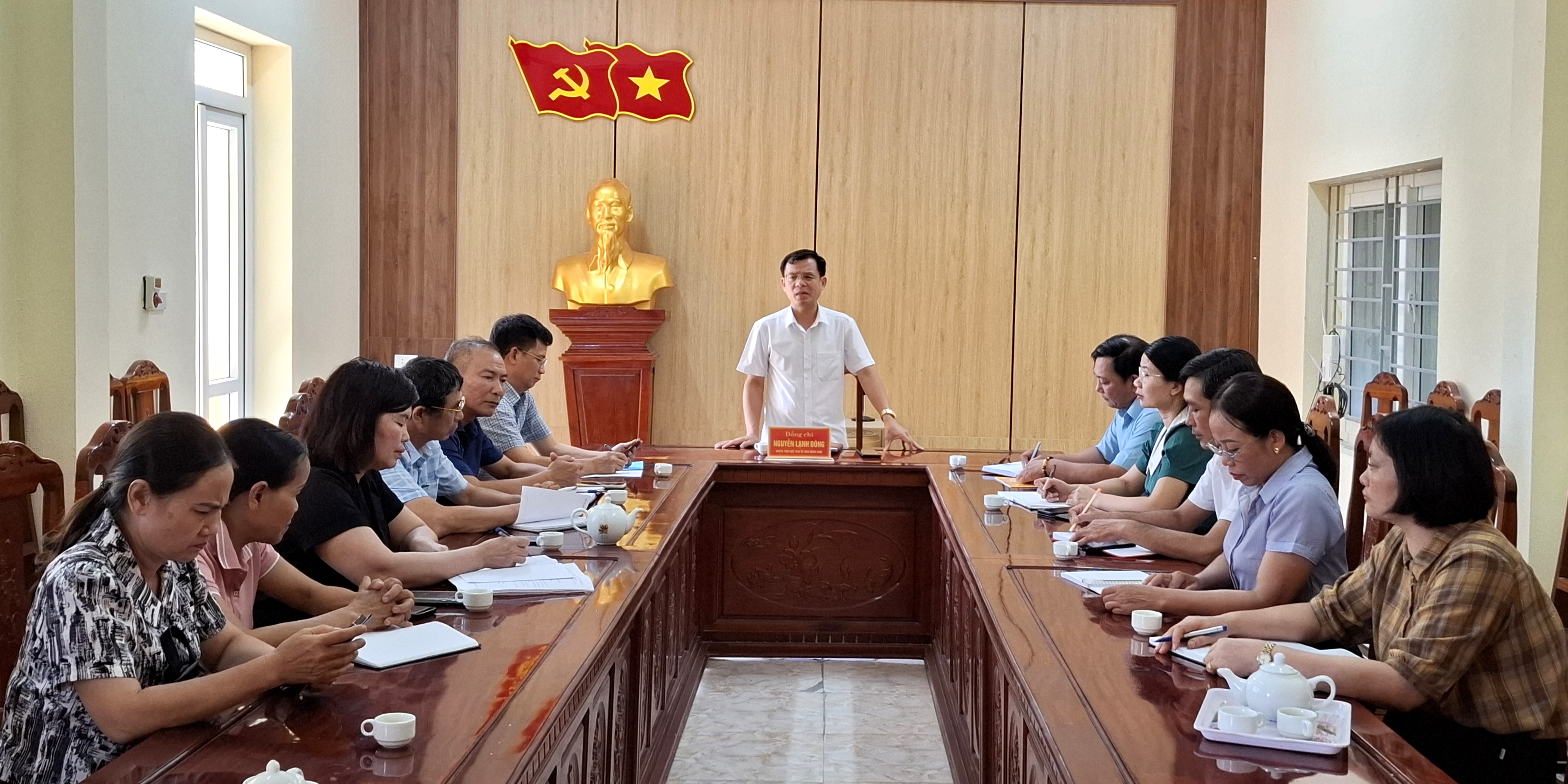 UBND xã Thiệu Tiến tổ chức Hội nghị sơ kết công tác Y tế 7 tháng đầu năm và triển khai nhiệm vụ 5 tháng cuối năm 2025