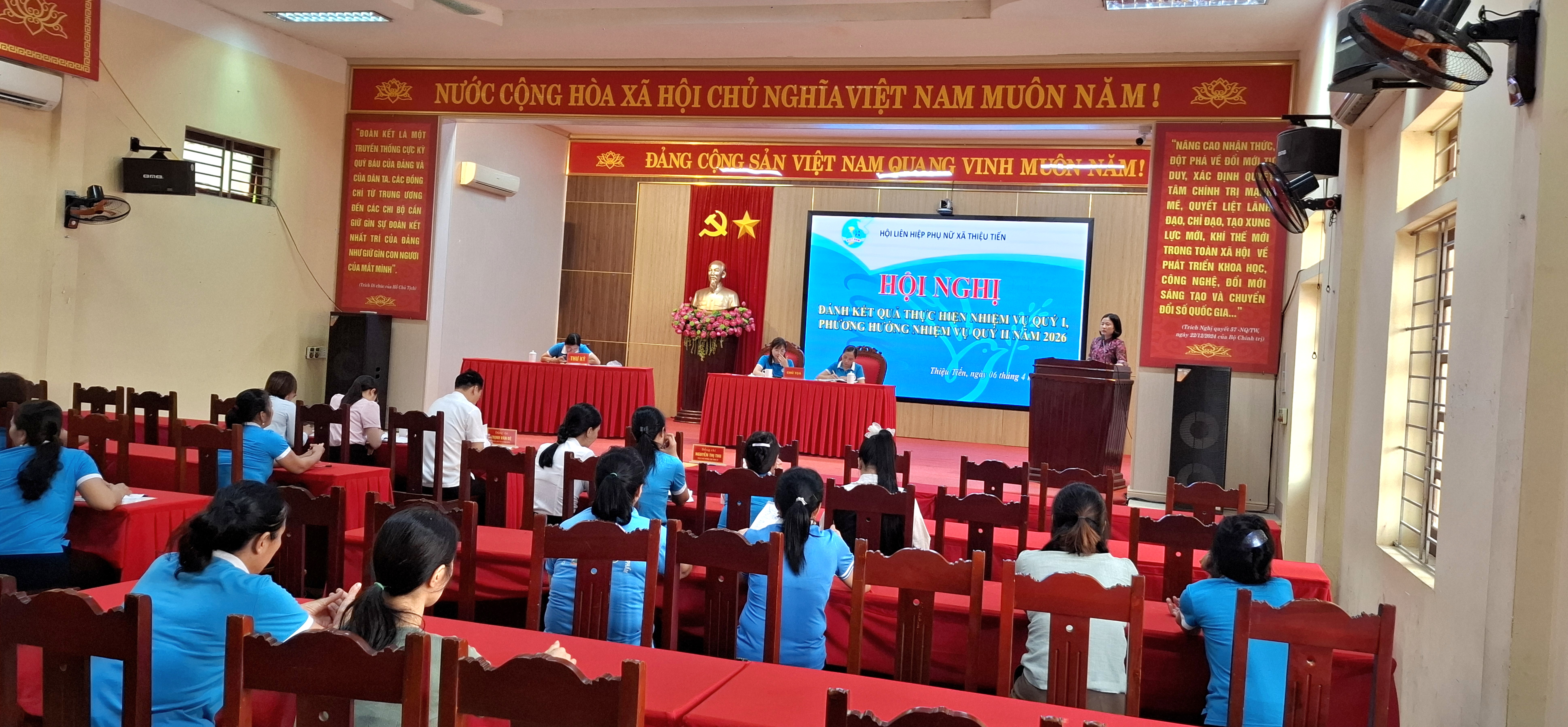 HỘI LHPN XÃ TỔ CHỨC HỘI NGHỊ BAN CHẤP HÀNH MỞ RỘNG QUÝ I NĂM 2026