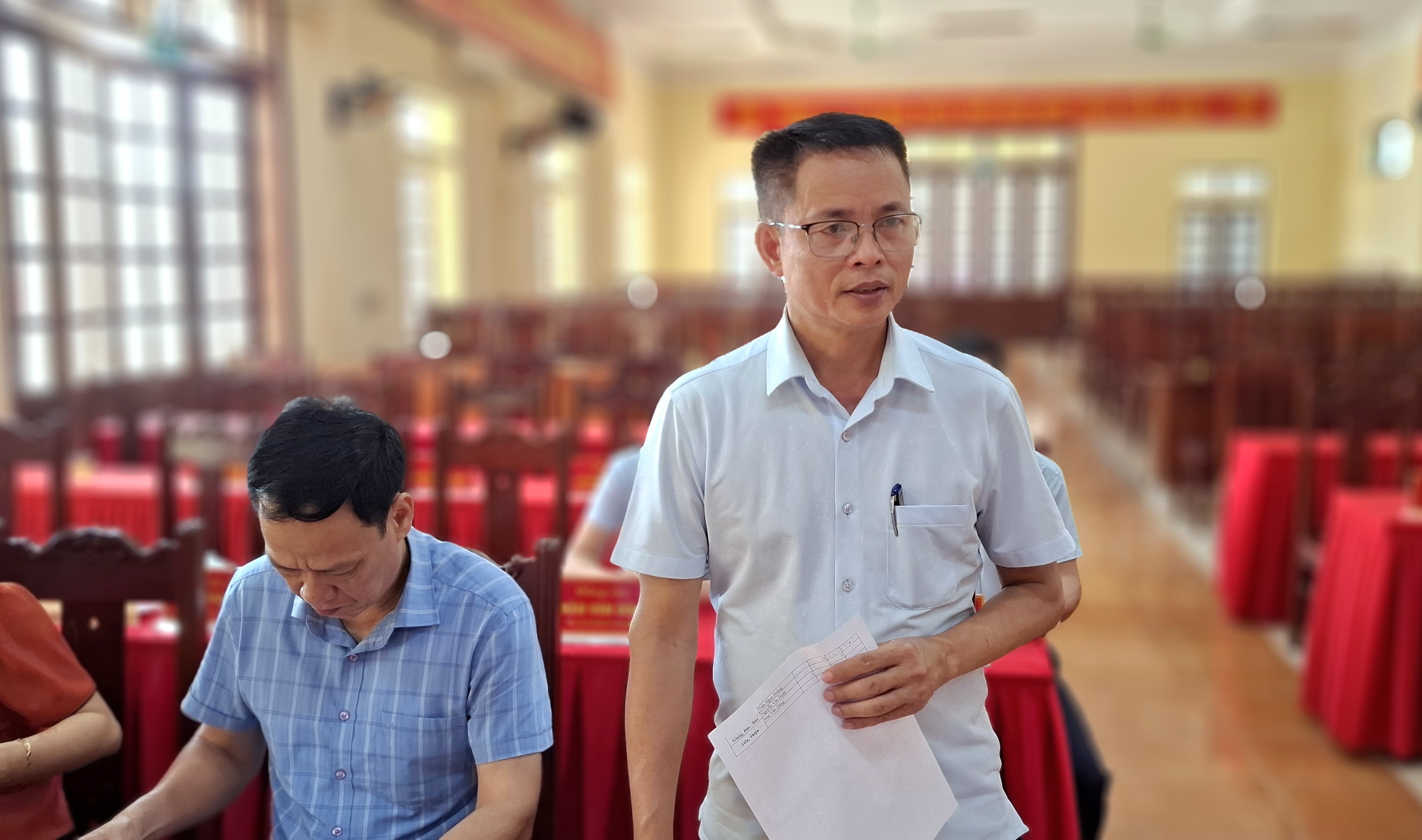 BAN THƯỜNG VỤ ĐẢNG ỦY XÃ THIỆU TIẾN TỔ CHỨC HỘI NGHỊ CHO Ý KIẾN THỰC HIỆN ĐỀ ÁN NHÂN SỰ CÁN BỘ THÔN SAU SÁP NHẬP
