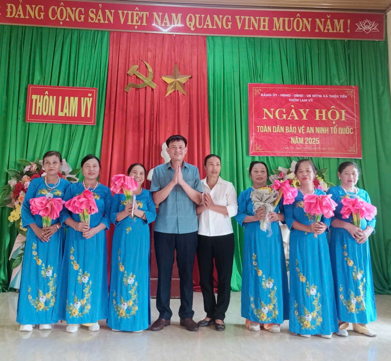 Thôn Lam Vỹ tổ chức Ngày hội Toàn dân bảo vệ an ninh Tổ quốc năm 2025.