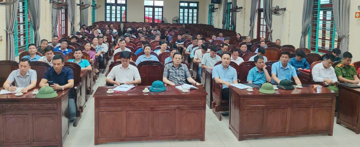 Thực hiện Công điện số 08 ngày 21/7/2025 của UBND tỉnh Thanh Hóa về việc triển khai ứng phó với cơn bão số 3 năm 2025.
