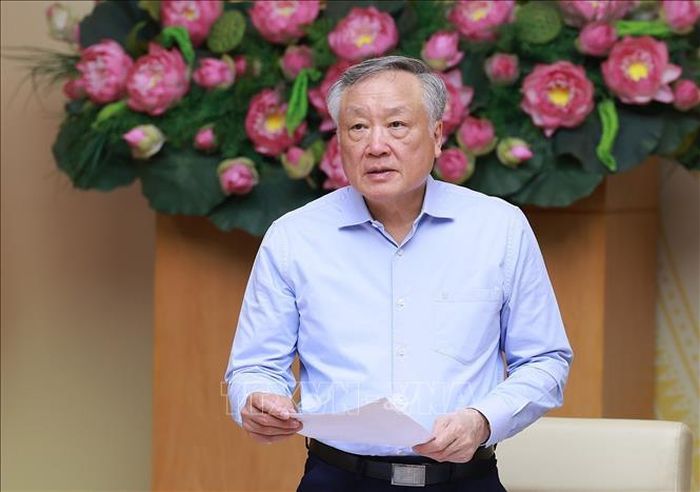 Phó Thủ tướng Thường trực Nguyễn Hòa Bình phát biểu. Ảnh: Dương Giang/TTXVN
