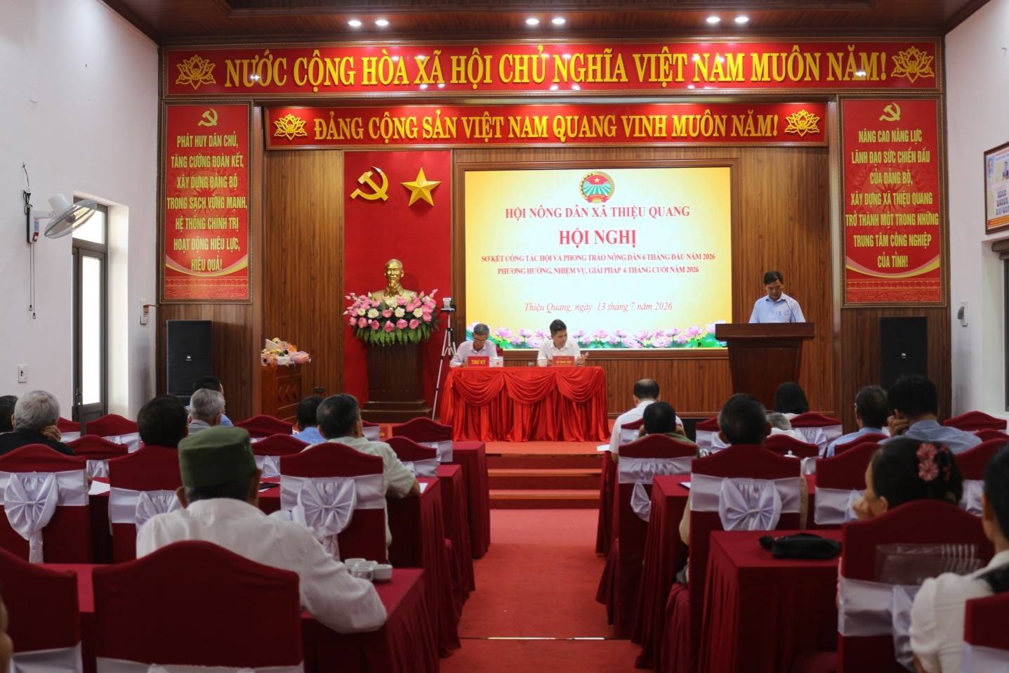 Hội Nông dân xã Thiệu Quang sơ kết công tác Hội và phong trào nông dân 6 tháng đầu năm 2026
