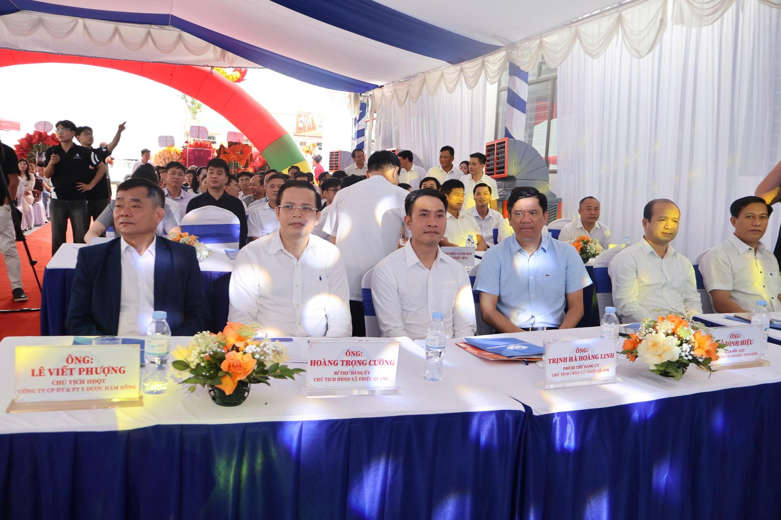 Khai trương Phòng khám Đa khoa Hàm Rồng tại xã Thiệu Quang