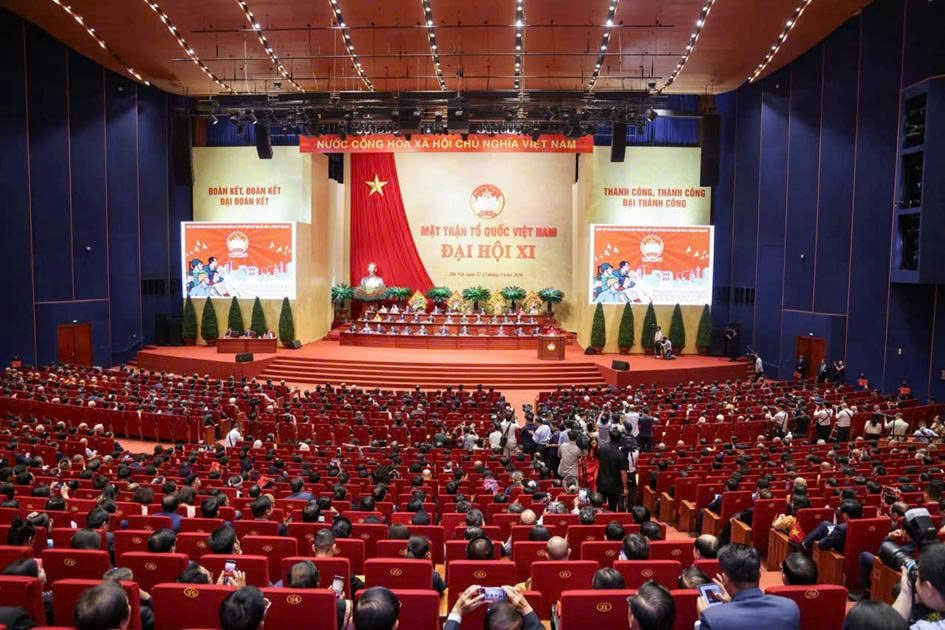 KHAI MẠC TRỌNG THỂ ĐẠI HỘI ĐẠI BIỂU TOÀN QUỐC MẶT TRẬN TỔ QUỐC VIỆT NAM LẦN THỨ XI NHIỆM KỲ 2026 - 2031