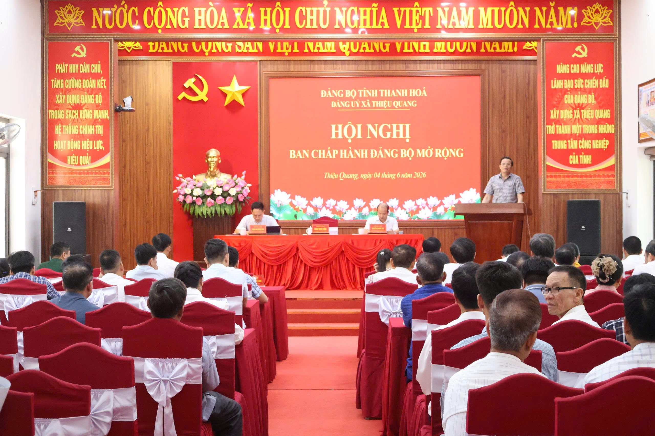 Đảng ủy xã Thiệu Quang tổ chức Hội nghị Ban chấp hành mở rộng