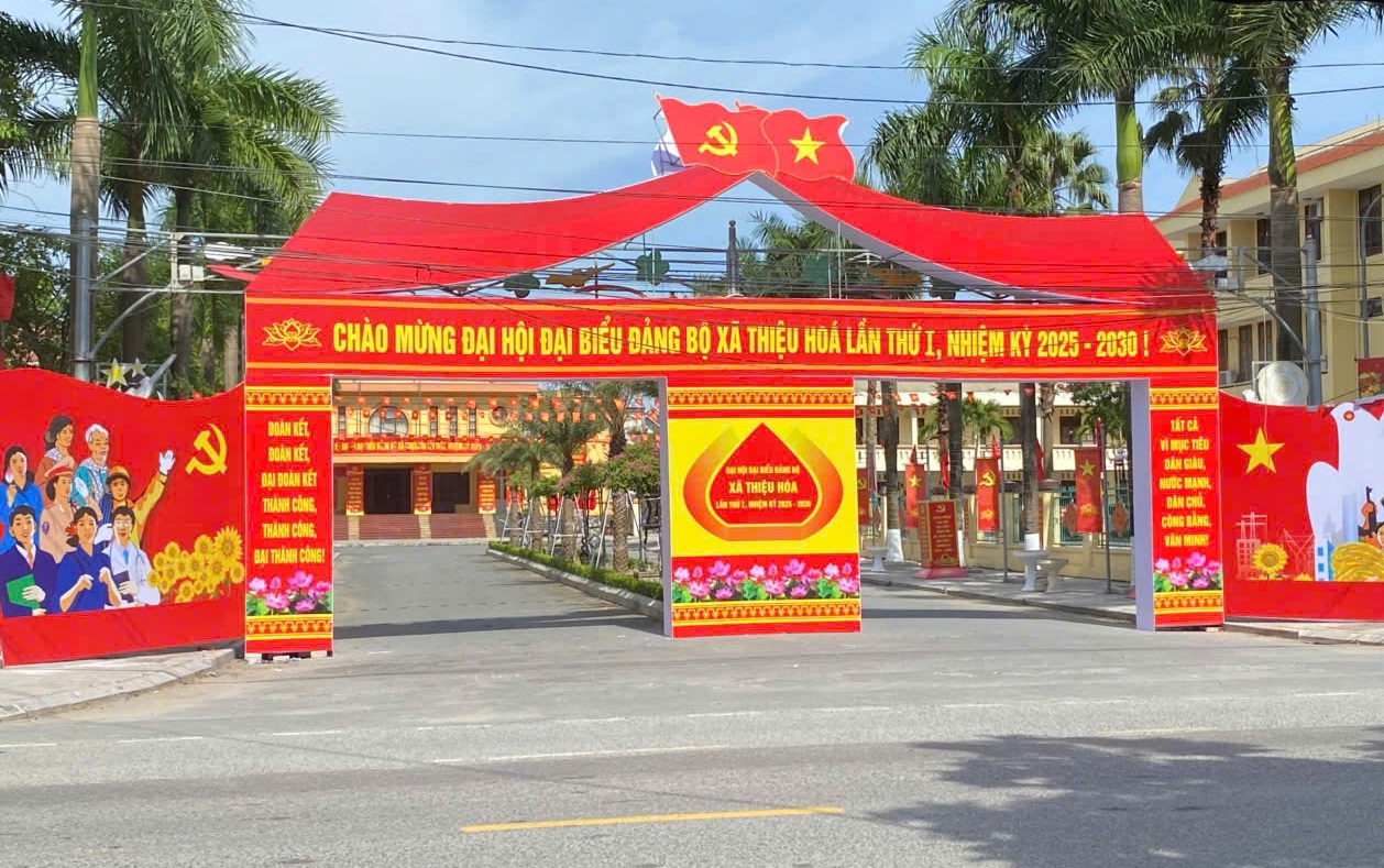 Thiệu Hóa tập trung đẩy mạnh công tác tuyên truyền Đại hội Đảng bộ xã lần thứ I