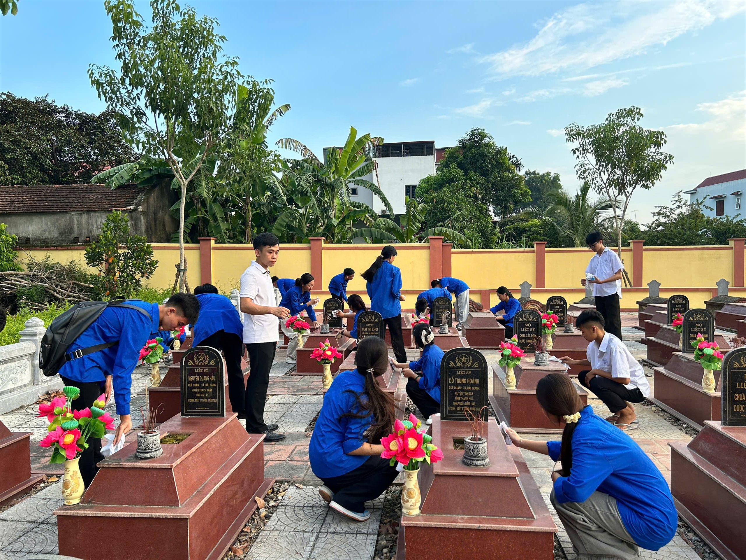 THIỆU HÓA TỔNG VỆ SINH NGHĨA TRANG LIỆT SĨ THIỆU YÊN