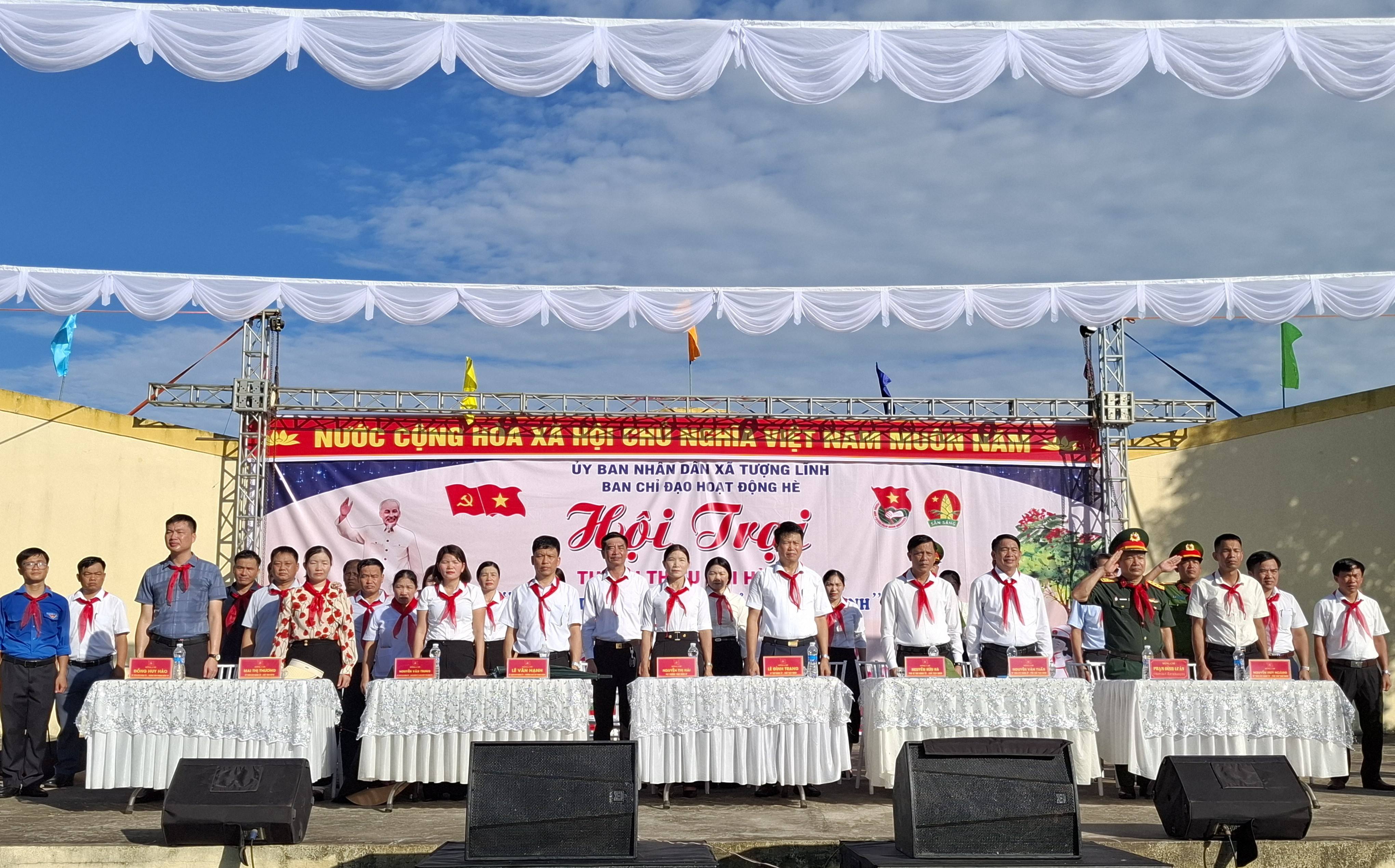 XÃ TƯỢNG LĨNH KHAI MẠC HỘI TRẠI HÈ THANH, THIẾU NHI NĂM 2026