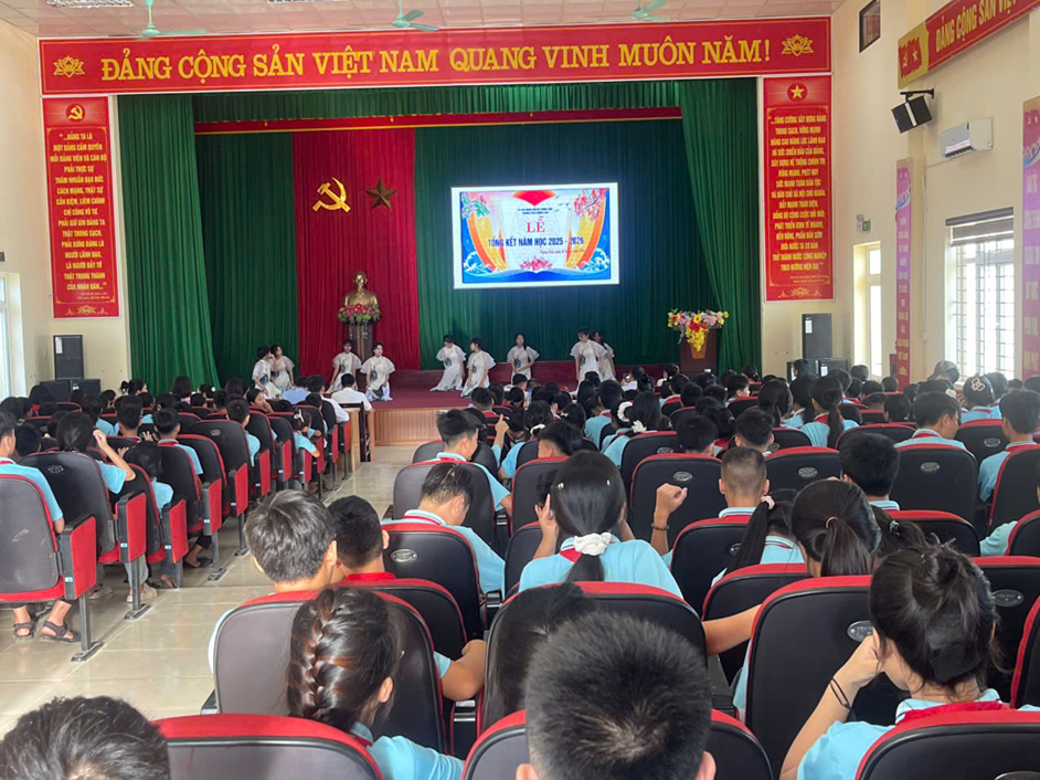 Sáng ngày 26/5/2026, các trường học trên địa bàn xã Tượng Lĩnh long trọng tổ chức Lễ tổng kết năm học 2025 – 2026
