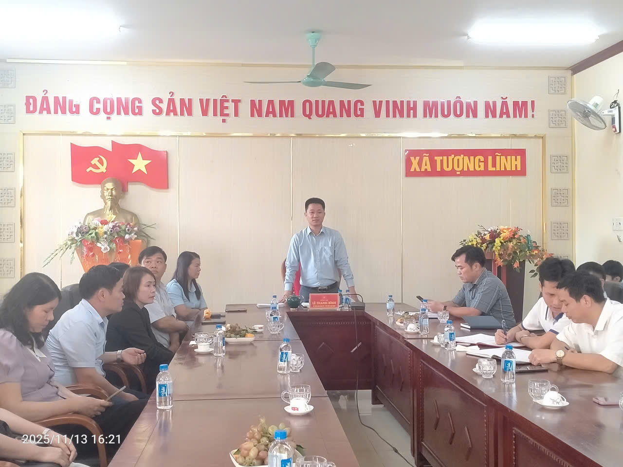 UBND XÃ TƯỢNG LĨNH TỔ CHỨC GẶP MẶT, ĐỘNG VIÊN ĐỘI TUYỂN HỌC SINH GIỎI LỚP 9 THAM DỰ KỲ THI CẤP TỈNH NĂM 2025