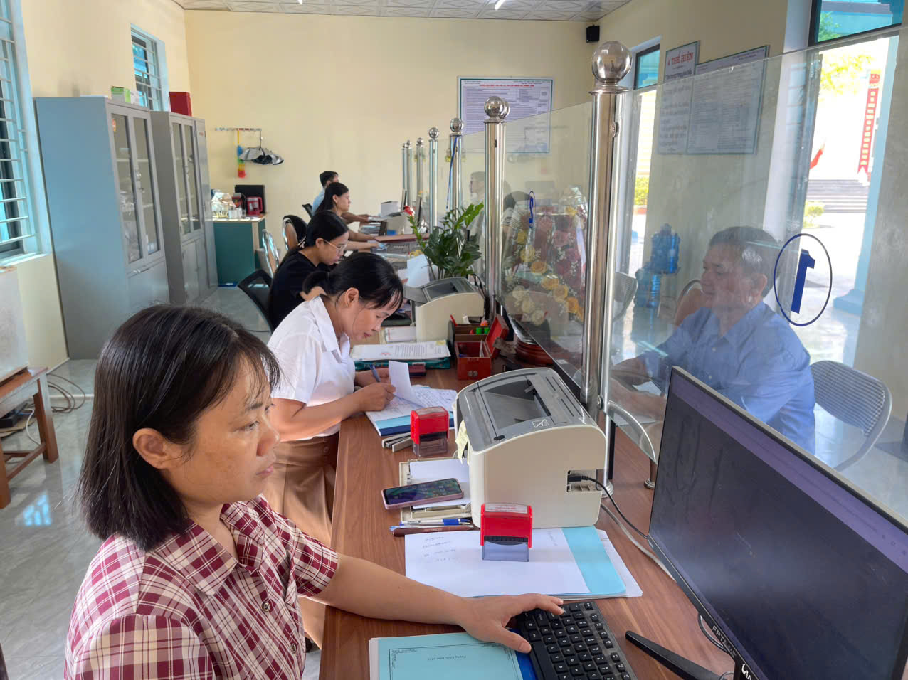 Kết quả hoạt động của Trung tâm Phục vụ Hành chính công xã Tượng Lĩnh  trong Quý I và đầu Quý II năm 2026
