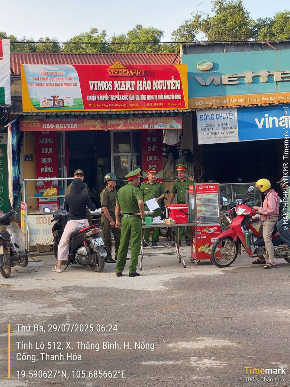 CÔNG AN XÃ THĂNG BÌNH TĂNG CƯỜNG TUẦN TRA, KIỂM SOÁT – GIỮ GÌN AN NINH TRẬT TỰ, HÀNH LANG AN TOÀN GIAO THÔNG