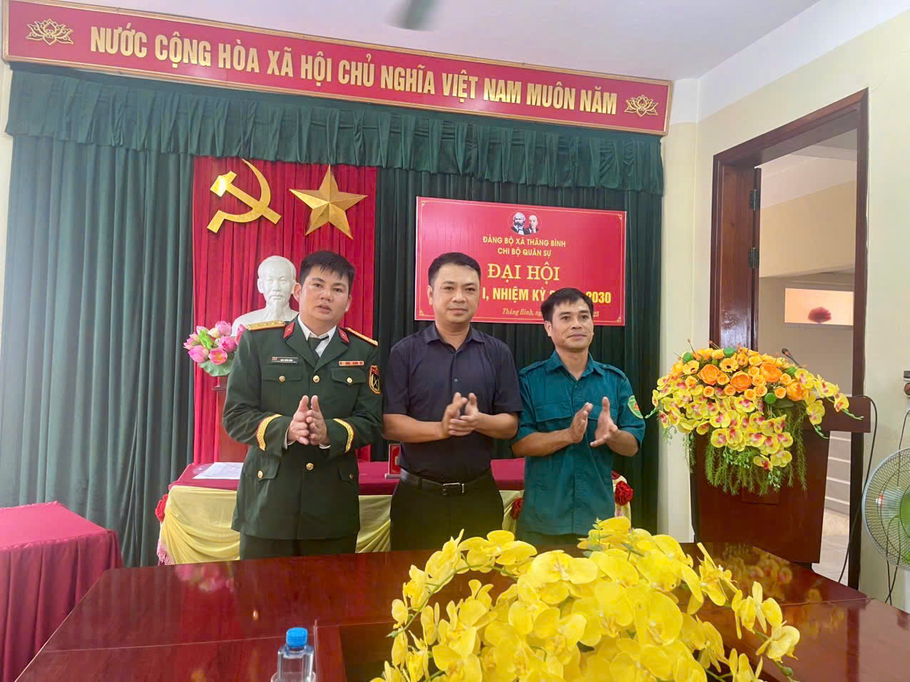  đại hội chi bộ quân sự xã thăng bình lần thứ nhất, nhiệm kỳ 2025-2030