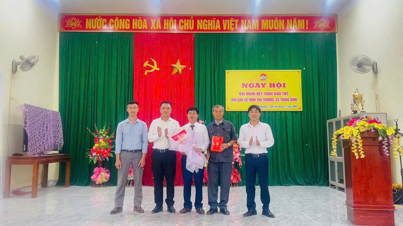 THÔN THỌ THƯỢNG TỔ CHỨC NGÀY HỘI ĐẠI ĐOÀN KẾT TOÀN DÂN TỘC NĂM 2025