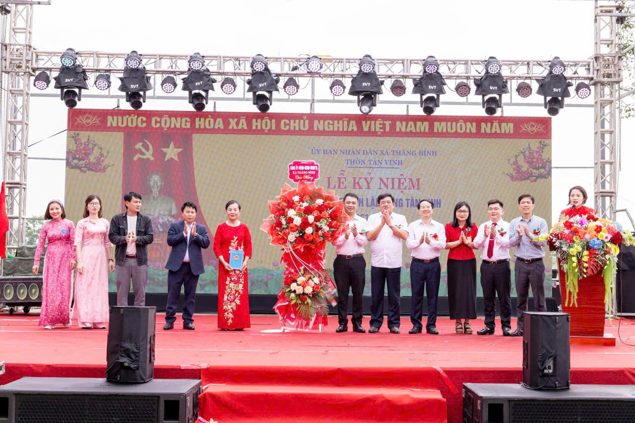 Thôn Tân Vinh, xã Thăng Bình long trọng tổ chức Lễ kỷ niệm 65 năm ngày thành lập làng