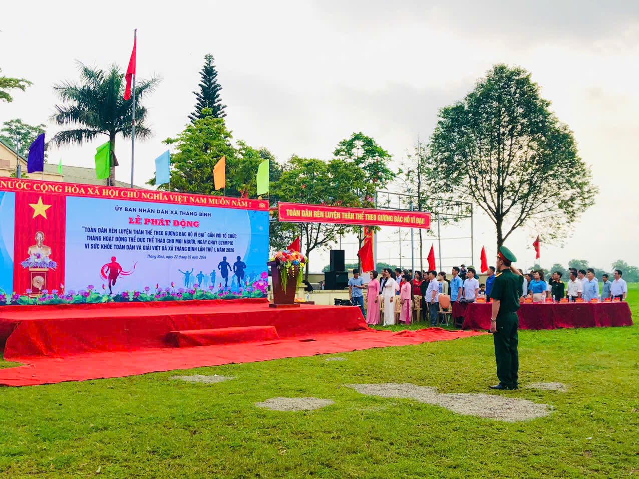 Thăng Bình phát động Ngày chạy Olympic vì sức khỏe toàn dân, tổ chức Giải Việt dã năm 2026