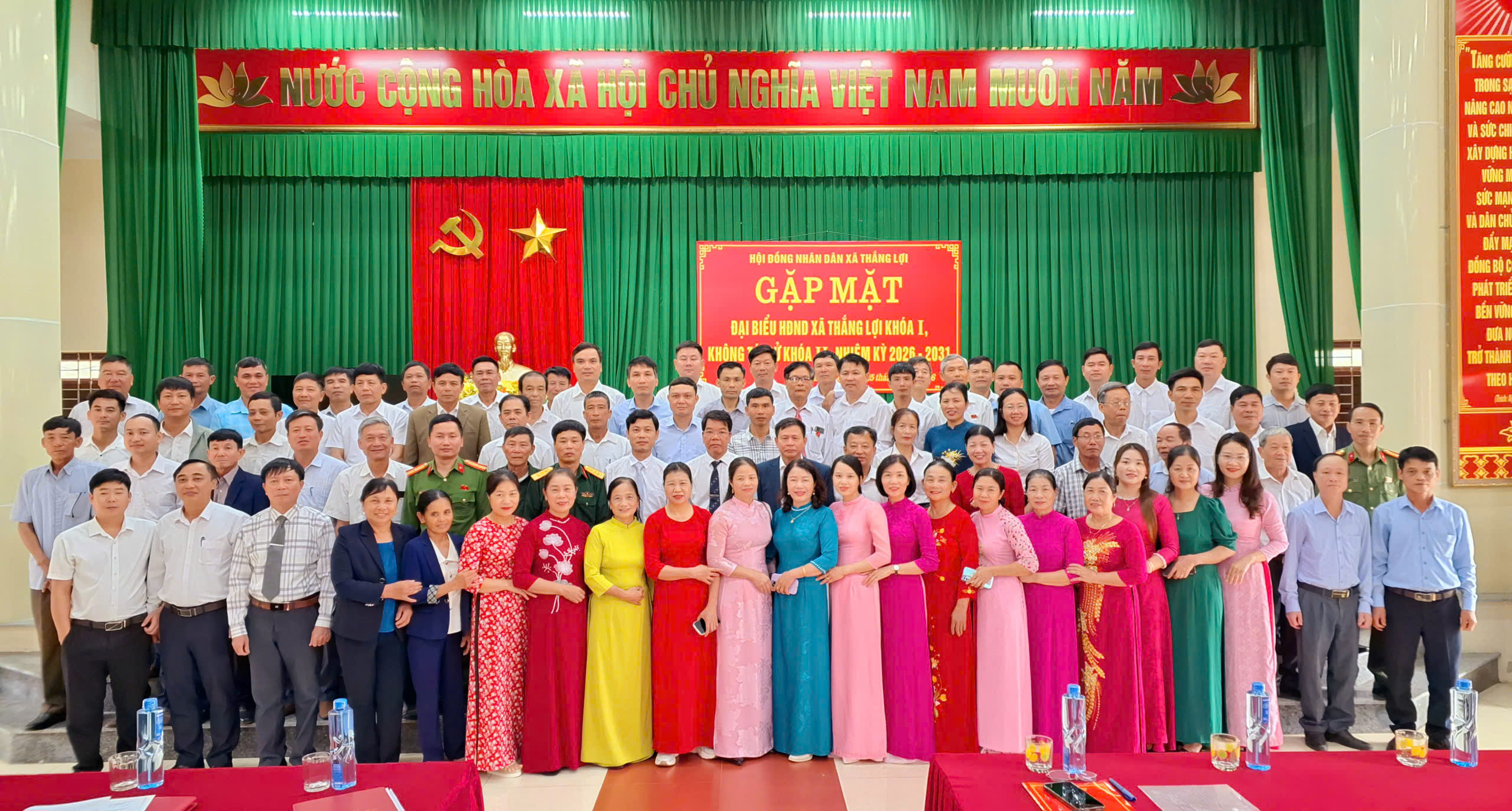 Xã Thắng Lợi gặp mặt đại biểu HĐND xã khóa I không tái cử khóa II, nhiệm kỳ 2026 – 2031